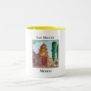 Historisches Oratorium der Kirche San Felipe Neri Zweifarbige Tasse