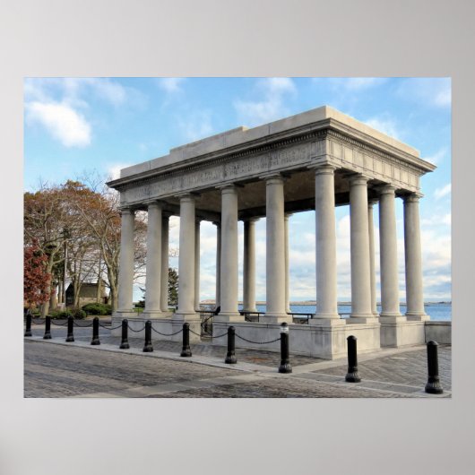 Historisches Plymouth Rock Canopy - Druck Poster (Vorne)