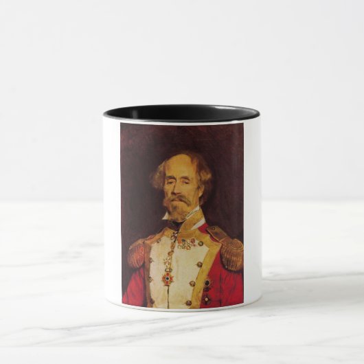 Historisches Portrait eines spanischen Generals Tasse (Zentrum)