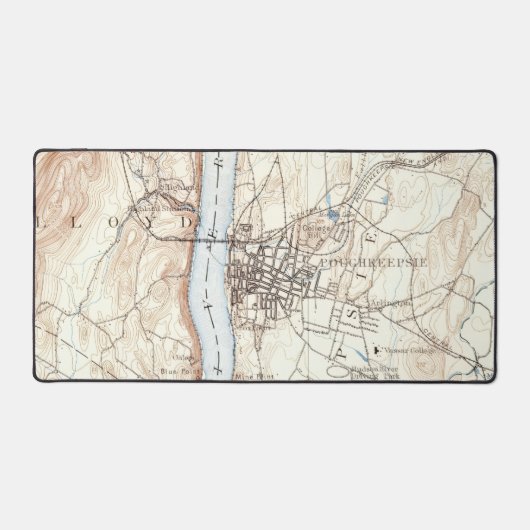 Historisches Poughkeepsie Desk Mat Schreibtischunterlage (Vorderseite)