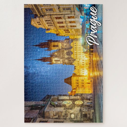 Historisches Prag, Tschechische Republik Puzzle (Vertikal)