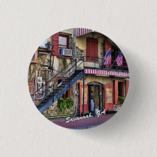 Historisches Reisefoto von River Street Savannah G Button