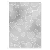 Historisches Romantisches Lesezeichen Tischnummer (Rückseite)