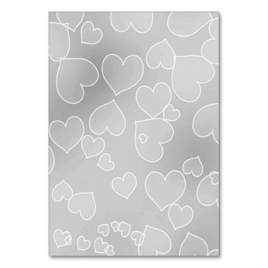 Historisches Romantisches Lesezeichen Tischnummer (Rückseite)