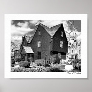 Historisches Salem - Haus von sieben Giebeln - Poster