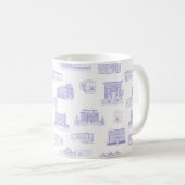 Historisches Salem MA Toile Kaffeetasse (VorderseiteRechts)