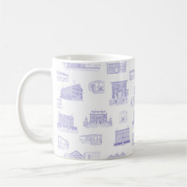 Historisches Salem MA Toile Kaffeetasse