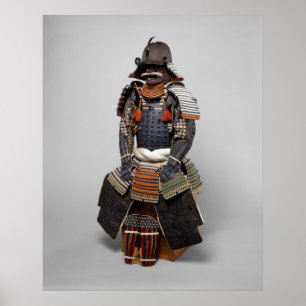 Historisches Samurai-Armor-Foto (18. Jahrhundert) Poster