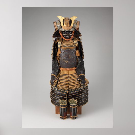 Historisches Samurai-Armor-Foto Poster (Vorne)