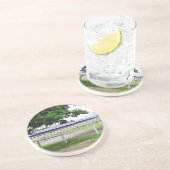 Historisches Saratoga und Clare-Gericht Sandstein Untersetzer (Seite)