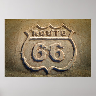 Historisches Schild Route 66, Arizona