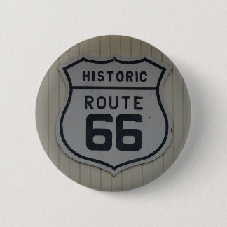 Historisches Schild Route 66 Button