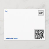 Historisches Shelby NC Postkarte (Rückseite)