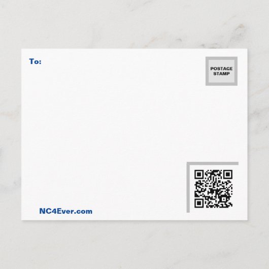 Historisches Shelby NC Postkarte (Rückseite)