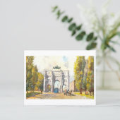 Historisches Siegestor in München, Deutschland Postkarte (Stehend Vorderseite)