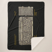 Historisches Silver Verziert Writing Box Sherpa Bl Sherpadecke (Vorderseite)