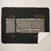 Historisches Silver Verziert Writing Box Sherpa Bl Sherpadecke (Vorderseite (Horizontal))