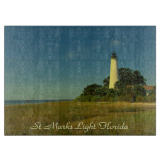 Historisches St. Mark's Light Florida Cutting Boar Schneidebrett