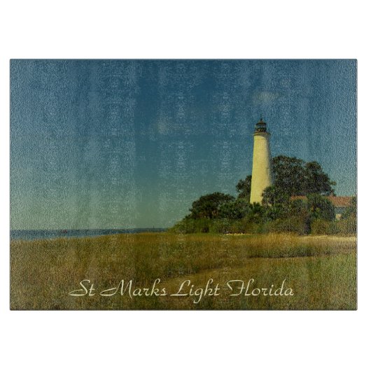 Historisches St. Mark's Light Florida Cutting Boar Schneidebrett (Vorderseite)