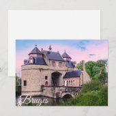 Historisches Stadttor in Brügge (Vorne/Hinten)