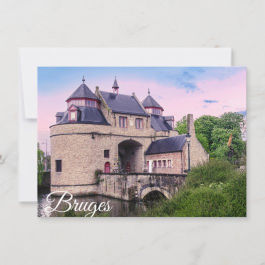 Historisches Stadttor in Brügge (Vorderseite)