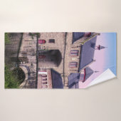 Historisches Stadttor in Brügge Badehandtuch (Badehandtuch)