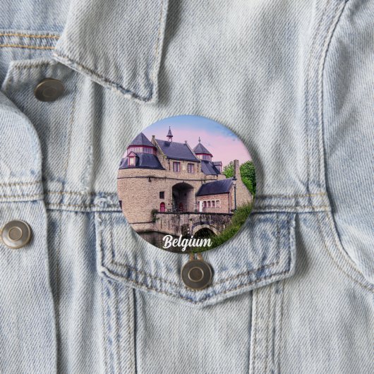 Historisches Stadttor in Brügge Button (Beispiel)