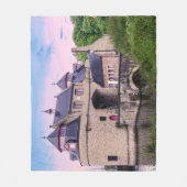 Historisches Stadttor in Brügge Fleecedecke (Vorderseite)