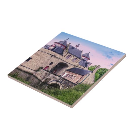 Historisches Stadttor in Brügge Fliese (Seite)