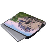 Historisches Stadttor in Brügge Laptopschutzhülle (Vorne Knopf)