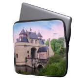 Historisches Stadttor in Brügge Laptopschutzhülle (Vorderseite Links)