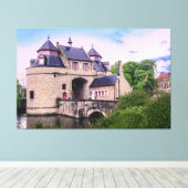 Historisches Stadttor in Brügge Leinwanddruck (Insitu (Holzboden))