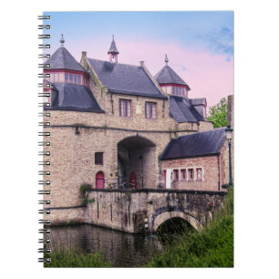 Historisches Stadttor in Brügge Notizblock