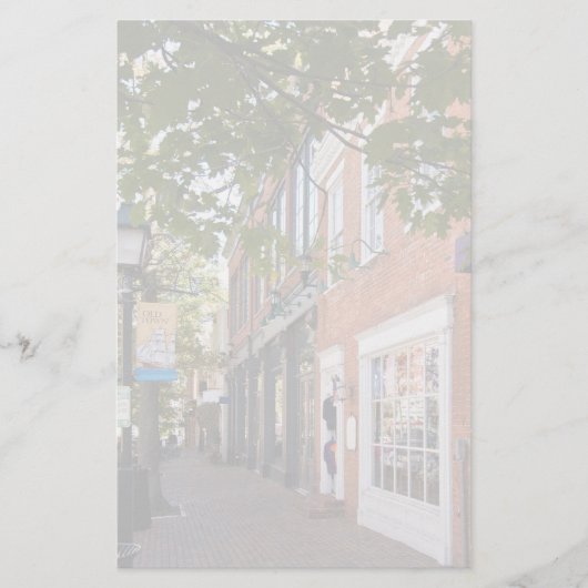 Historisches Stadtzentrum Shopping Briefpapier (Vorderseite)