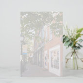 Historisches Stadtzentrum Shopping Briefpapier (Stehend Vorderseite)