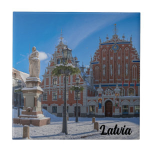 Historisches Stadtzentrum von Riga, Lettland Fliese