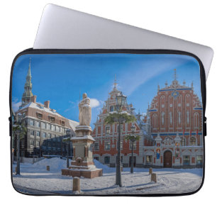 Historisches Stadtzentrum von Riga, Lettland Laptopschutzhülle