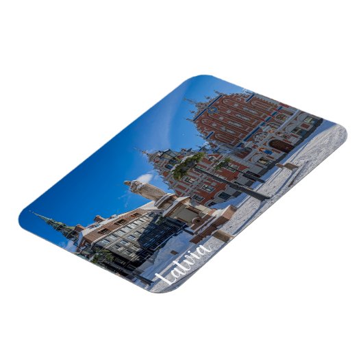 Historisches Stadtzentrum von Riga, Lettland Magnet (Linke Seite)