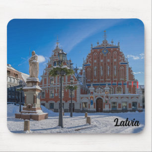 Historisches Stadtzentrum von Riga, Lettland Mousepad
