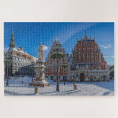 Historisches Stadtzentrum von Riga, Lettland Puzzle (Horizontal)