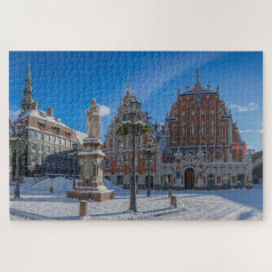 Historisches Stadtzentrum von Riga, Lettland Puzzle