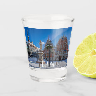 Historisches Stadtzentrum von Riga, Lettland Schnapsglas