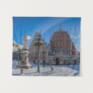 Historisches Stadtzentrum von Riga, Lettland Wandteppich
