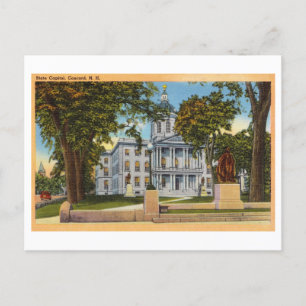 Historisches State Capitol Concord, New Hampshire Postkarte