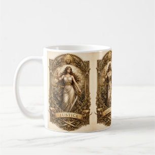 Historisches Symbol der Justiz Tasse – Zeitloses R