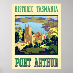 Historisches Tasmania Port Arthur Vintage Poster d