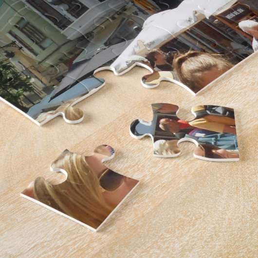 Historisches Valencia, geschäftiges Einkaufsvierte Puzzle (Seite)