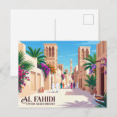Historisches Viertel Al Fahidi Postkarte (Vorne/Hinten)