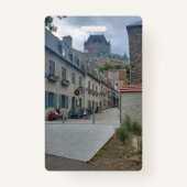 Historisches Viertel von Quebec City Ausweis (Rückseite)