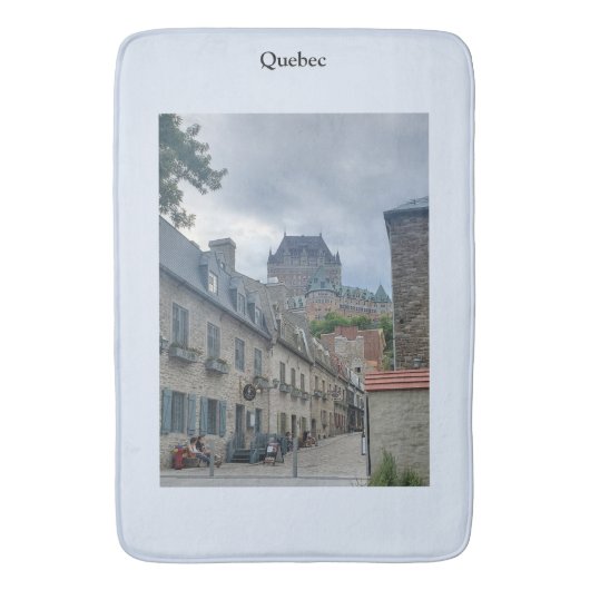 Historisches Viertel von Quebec City Badematte (Vorderseite Vertikal)